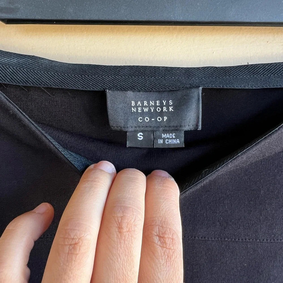 Barney's NY Co-OP Black Mini Skirt - Size Small - Black, Classic, Y2K - Picture 3 of 5